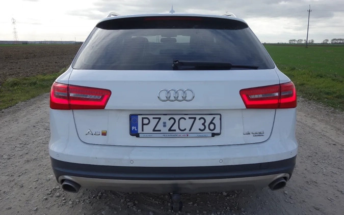Audi A6 Allroad cena 69900 przebieg: 268500, rok produkcji 2014 z Poznań małe 254